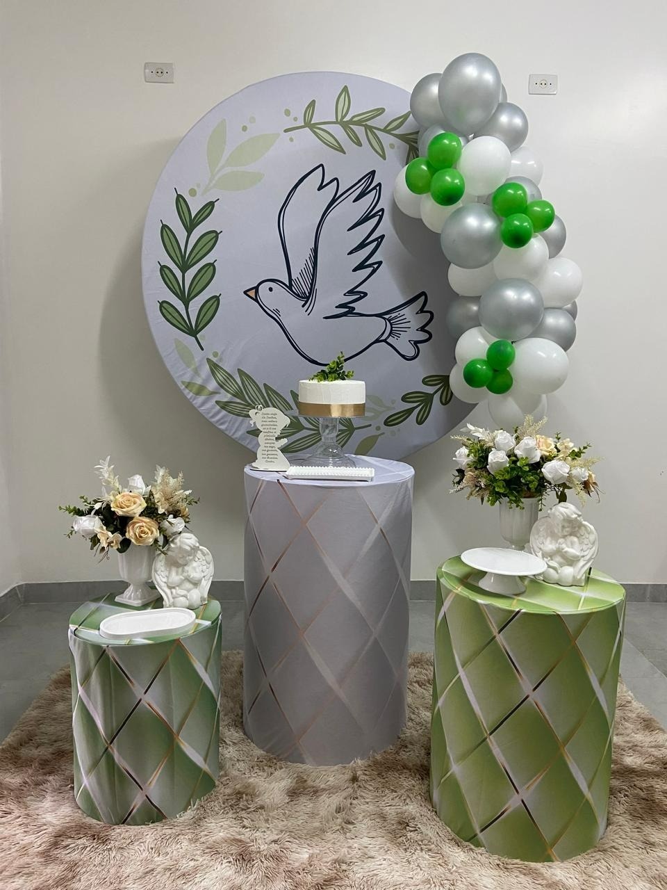 Prata E Verde Kit 199,90 - A FESTA E DECORAÇÃO