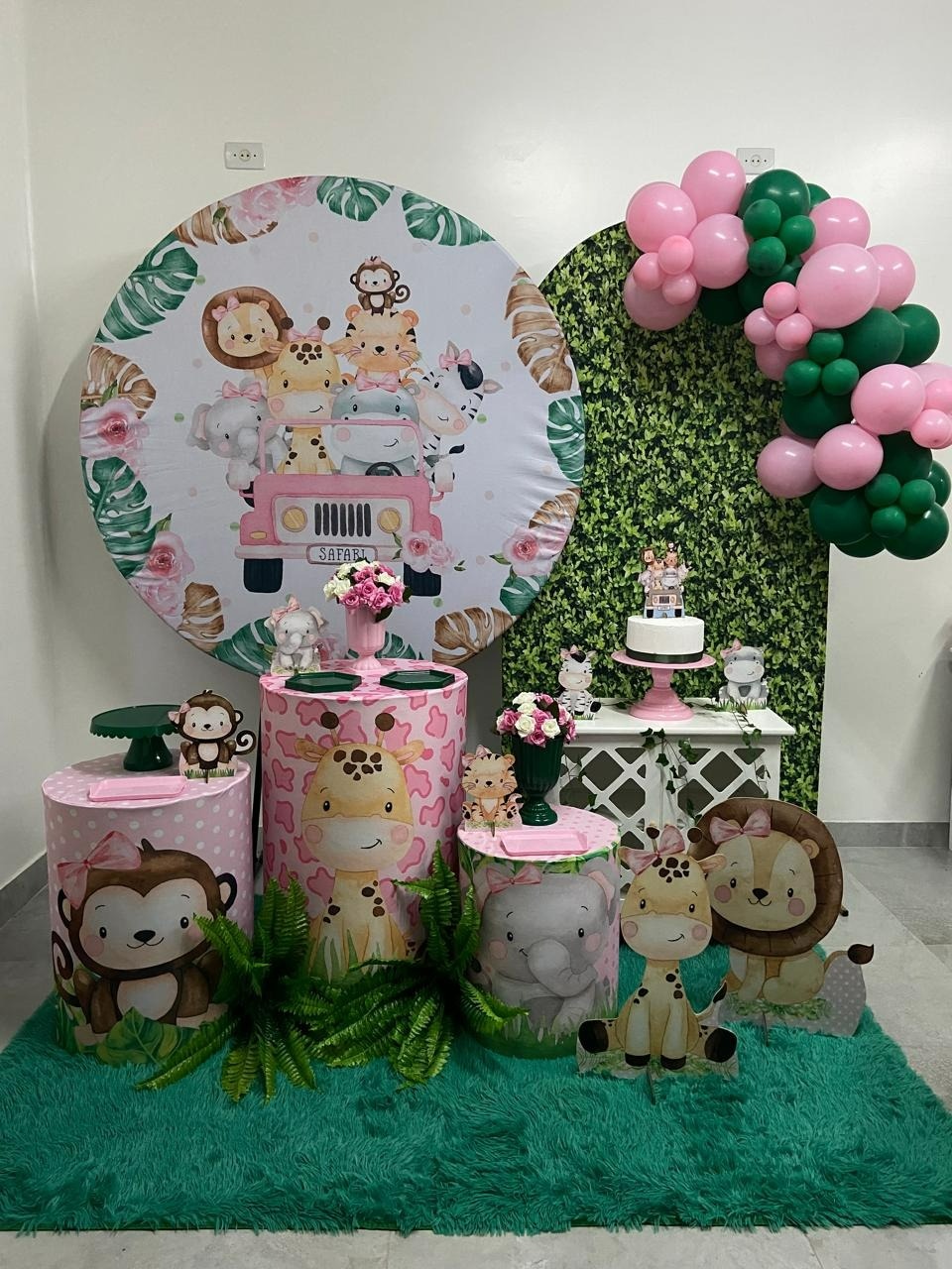 Safari Menina Kit  Super Luxo  - A FESTA E DECORAÇÃO
