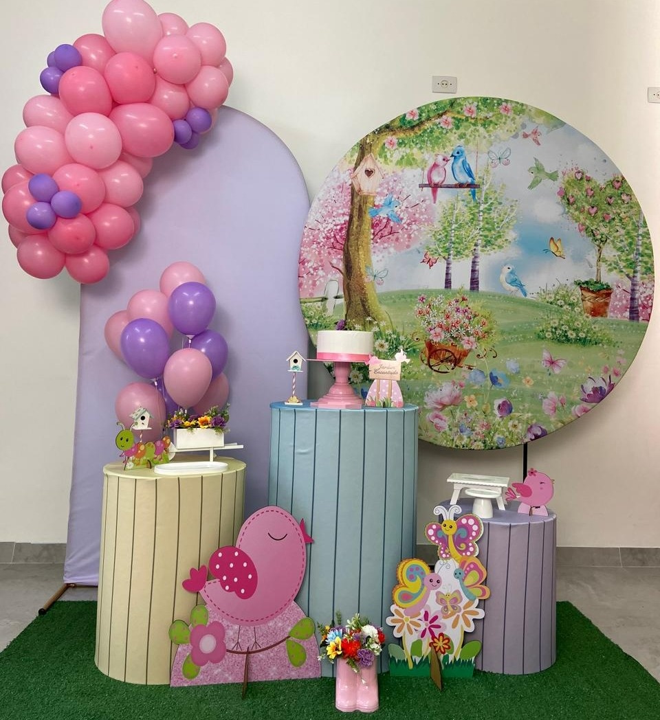 Kit Completo Com Romano Jardim Encantado  - A FESTA E DECORAÇÃO