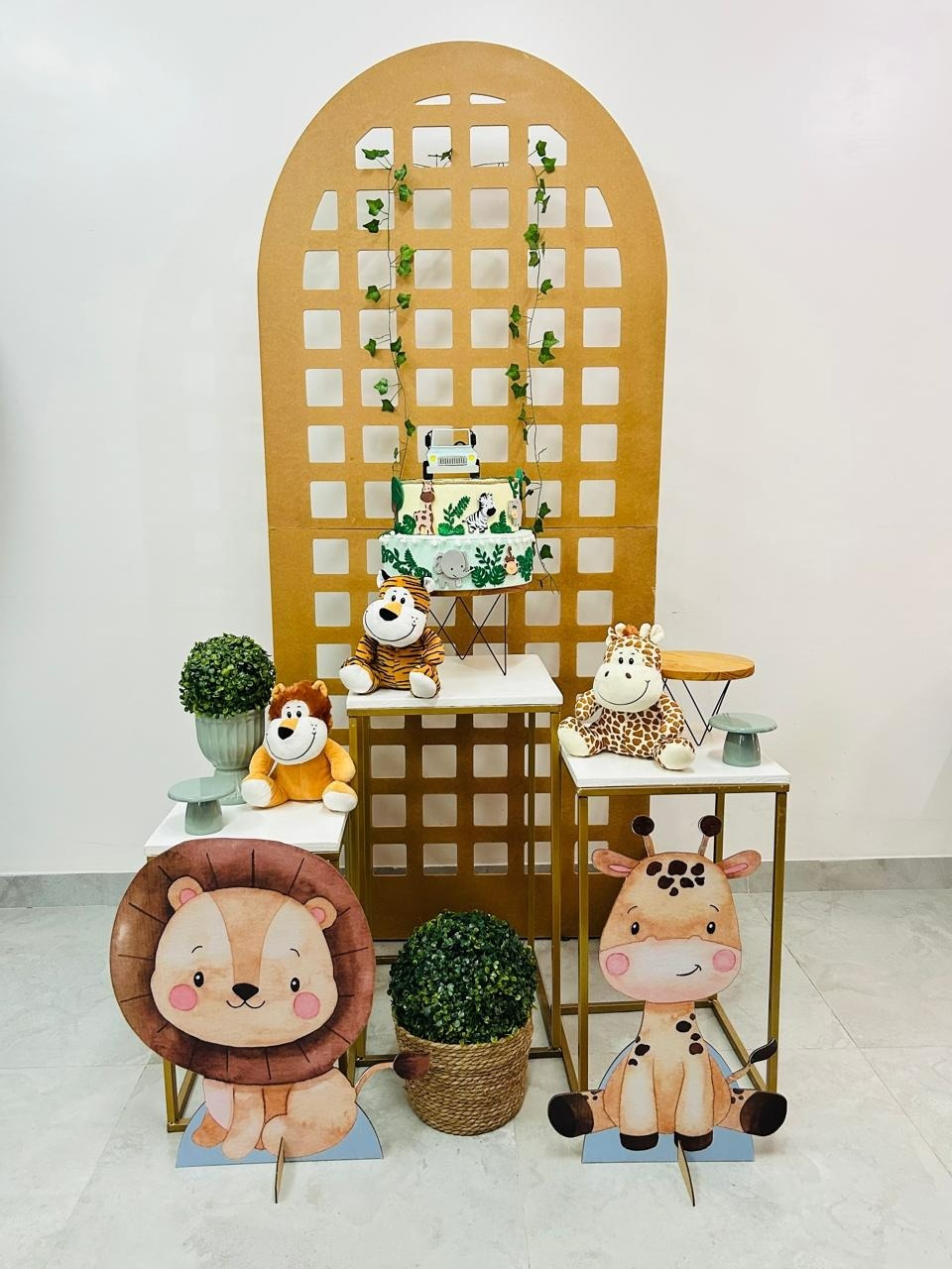 Safari Painel Treliça - A FESTA E DECORAÇÃO
