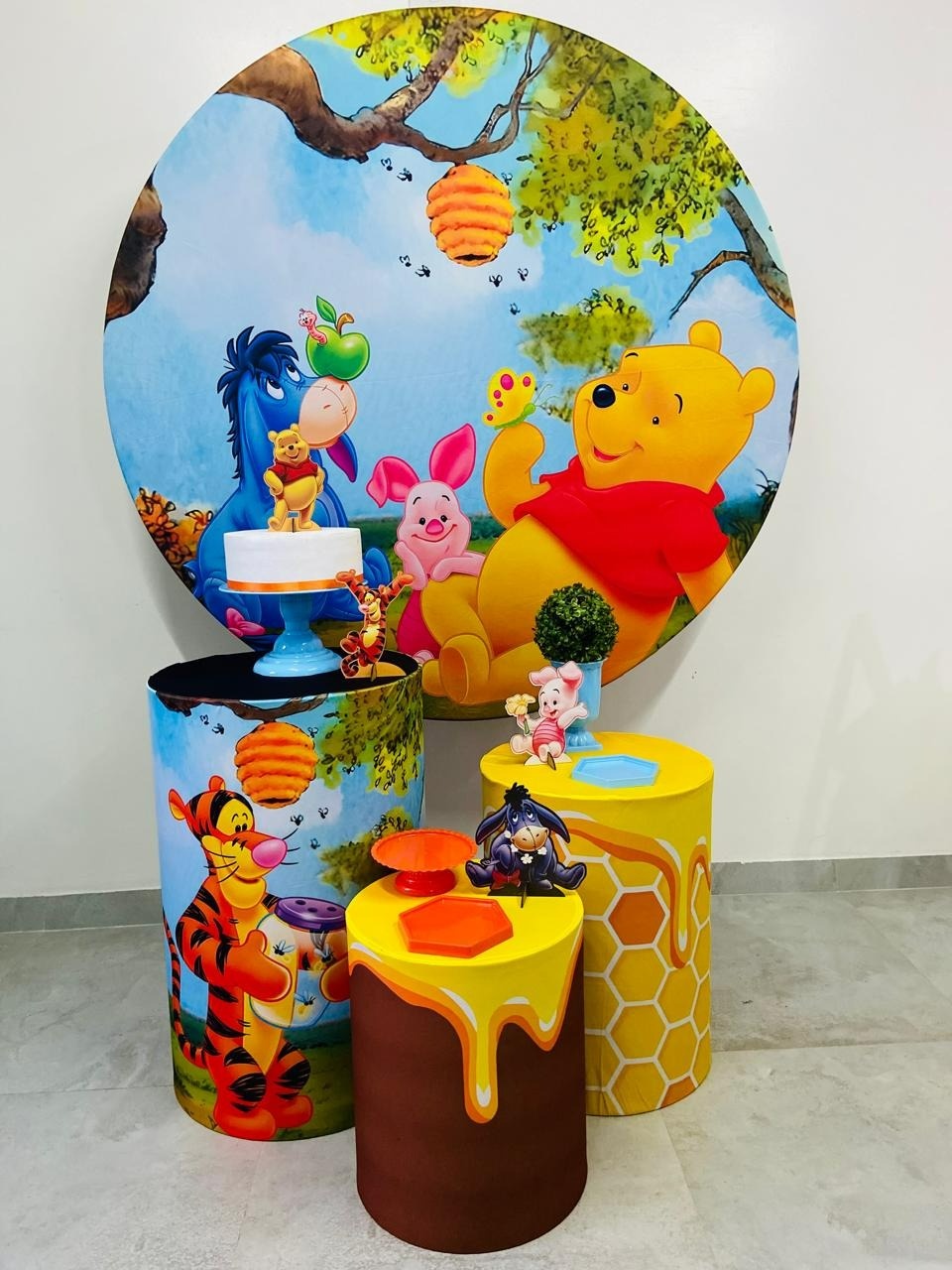 Kit Básico Ursinho Pooh - A FESTA E DECORAÇÃO