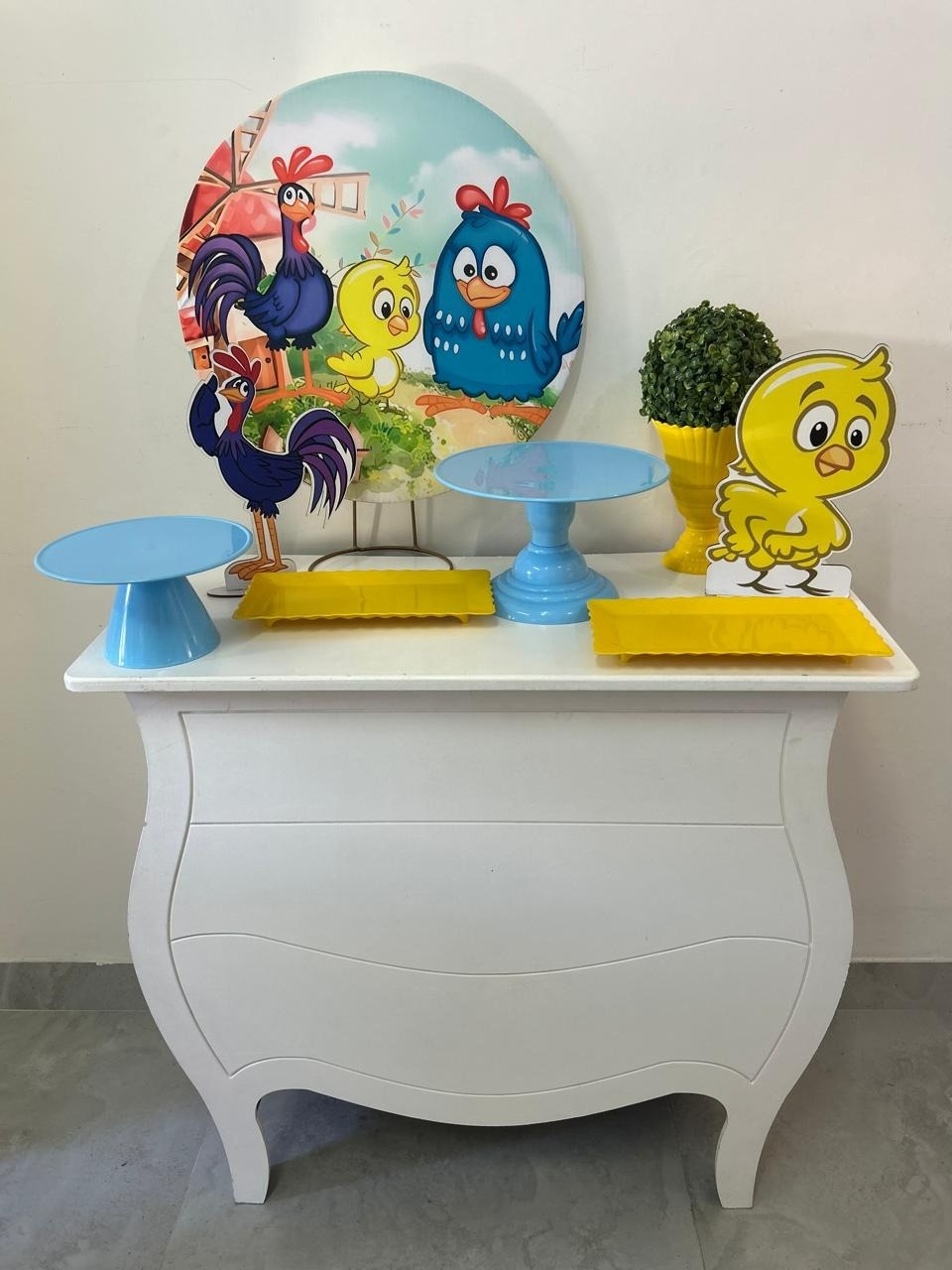 Galinha Pintadinha Festa Na Mesa G - A FESTA E DECORAÇÃO