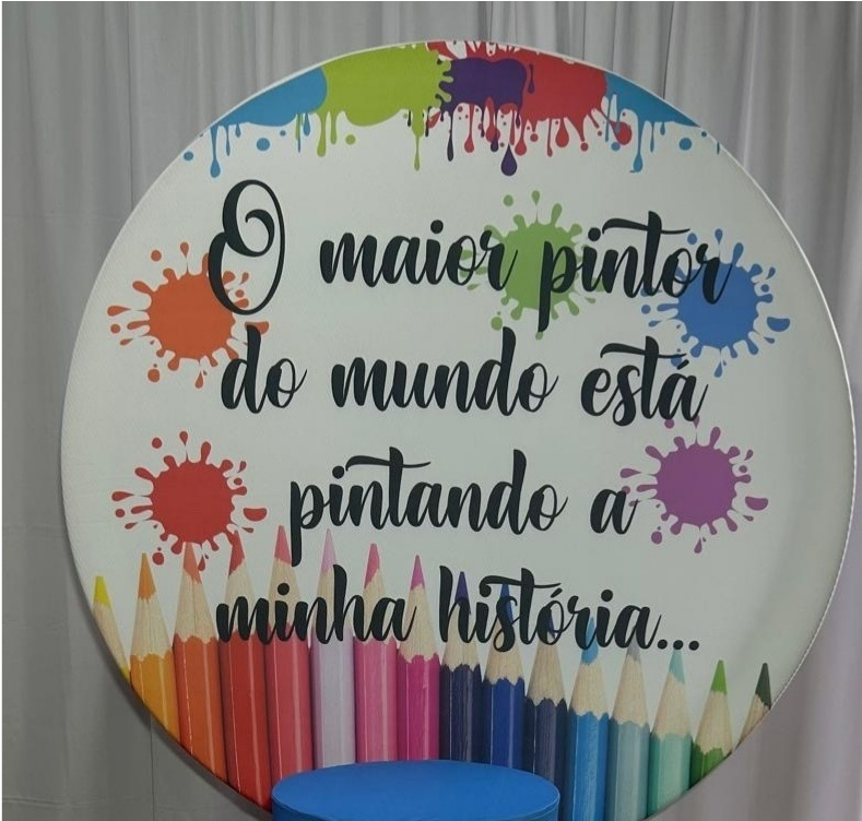 Capa O Maior Pintor Do Mundo 1,50X1,50 - A FESTA E DECORAÇÃO