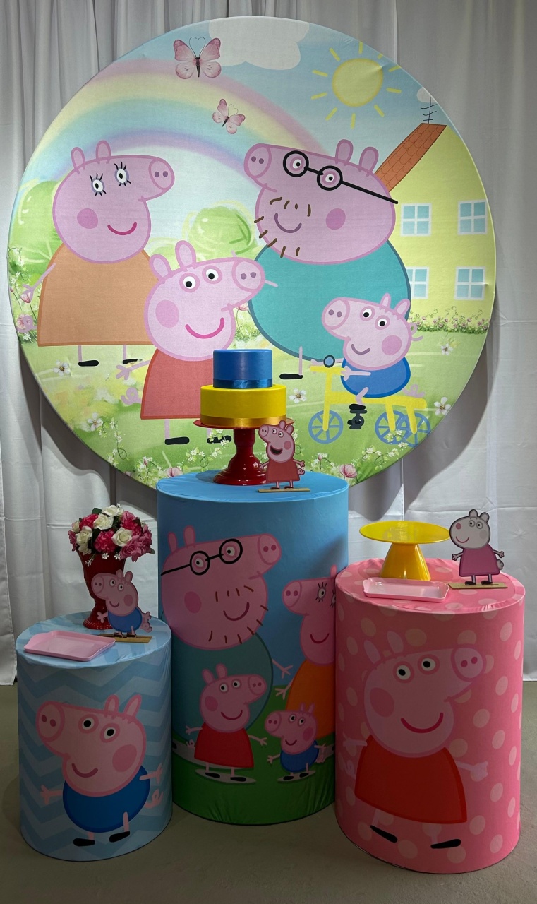 Peppa Pig Kit Completo Com Balões - A FESTA E DECORAÇÃO