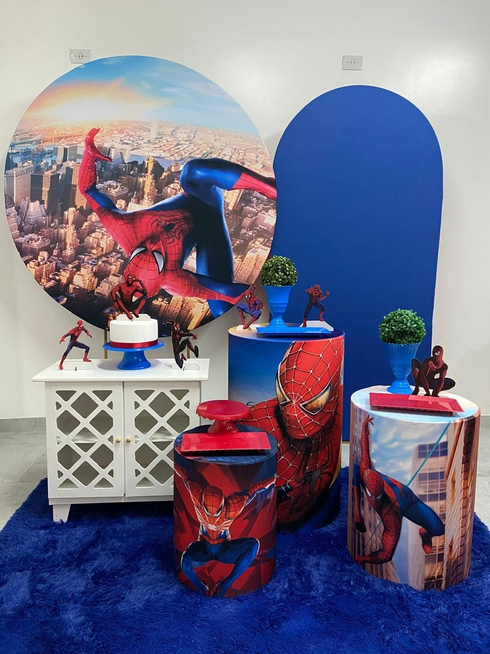 Kit Luxo Homem Aranha  - A FESTA E DECORAÇÃO