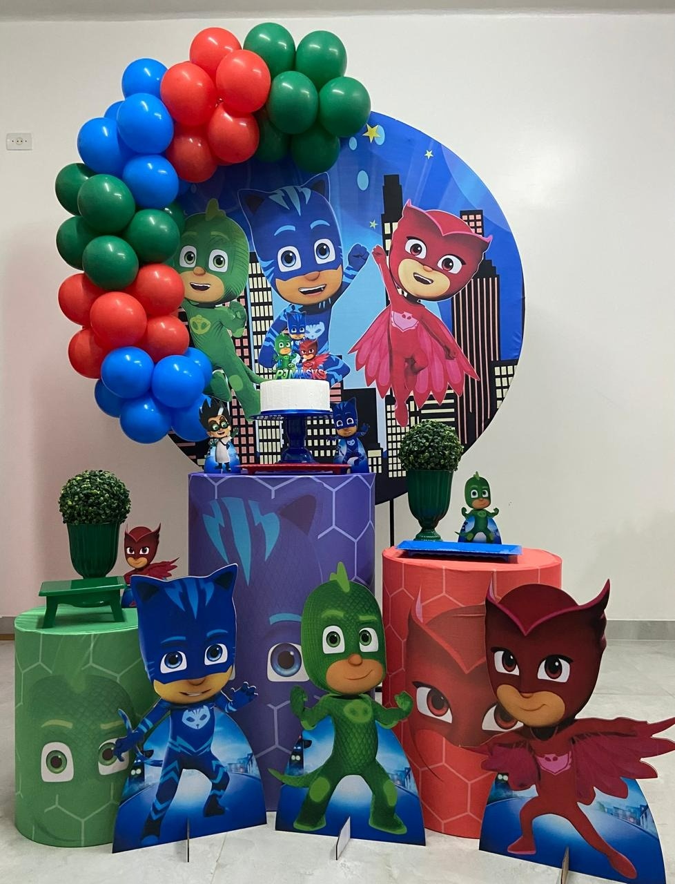 Kit Básico Pj Mask  - A FESTA E DECORAÇÃO