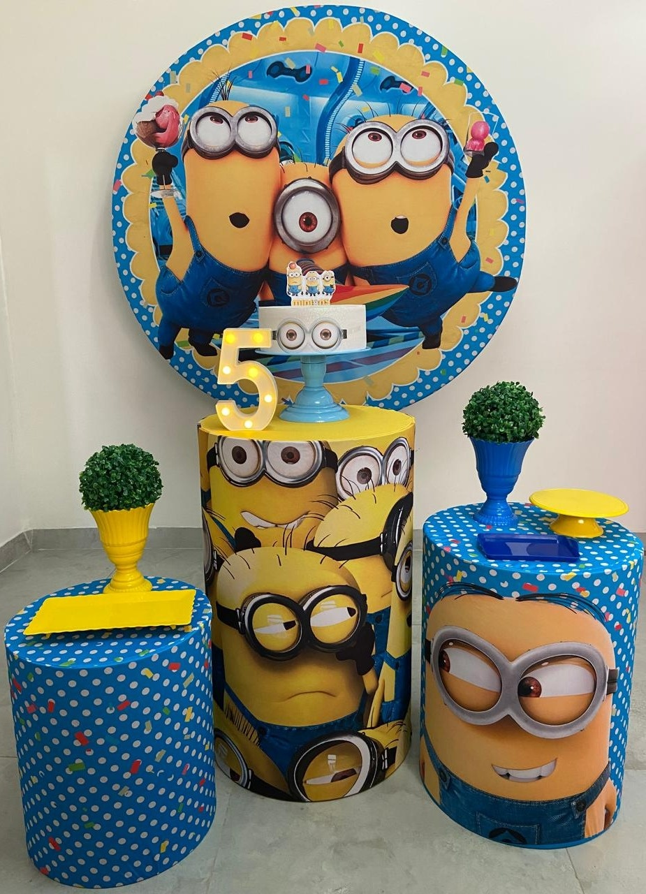 Kit Básico Minions  - A FESTA E DECORAÇÃO