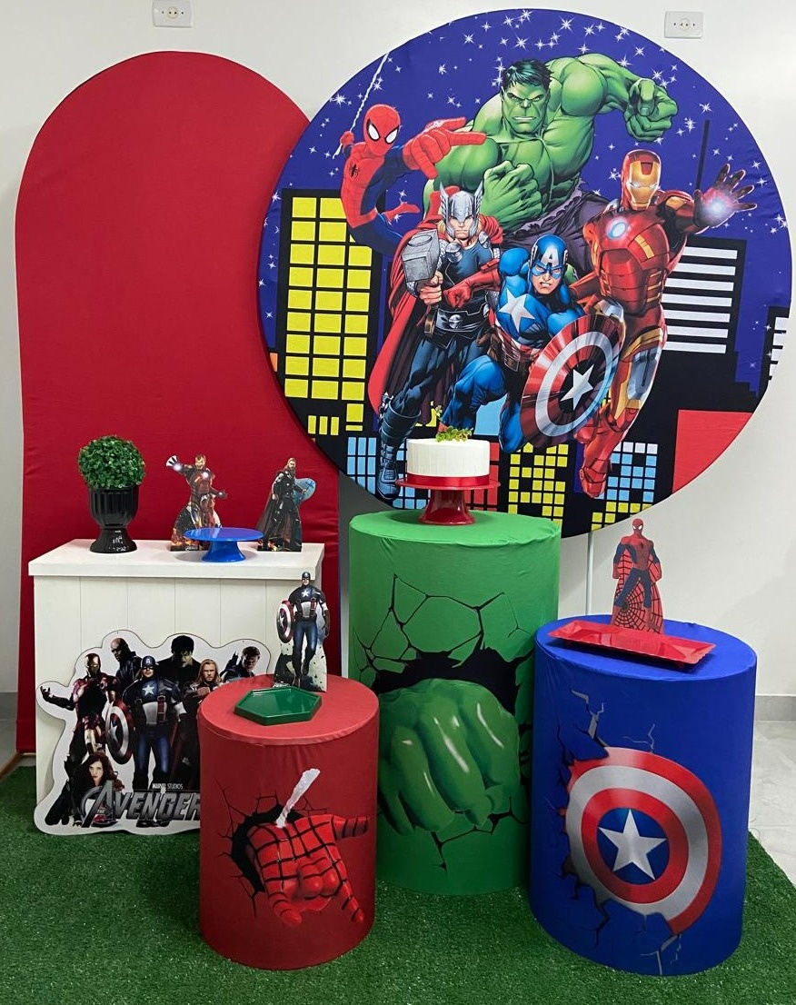 Heróis  Kit  Super Luxo - A FESTA E DECORAÇÃO