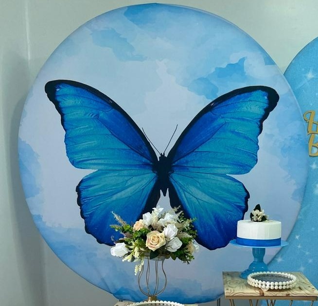 Kit Básico Borboleta Azul   - A FESTA E DECORAÇÃO