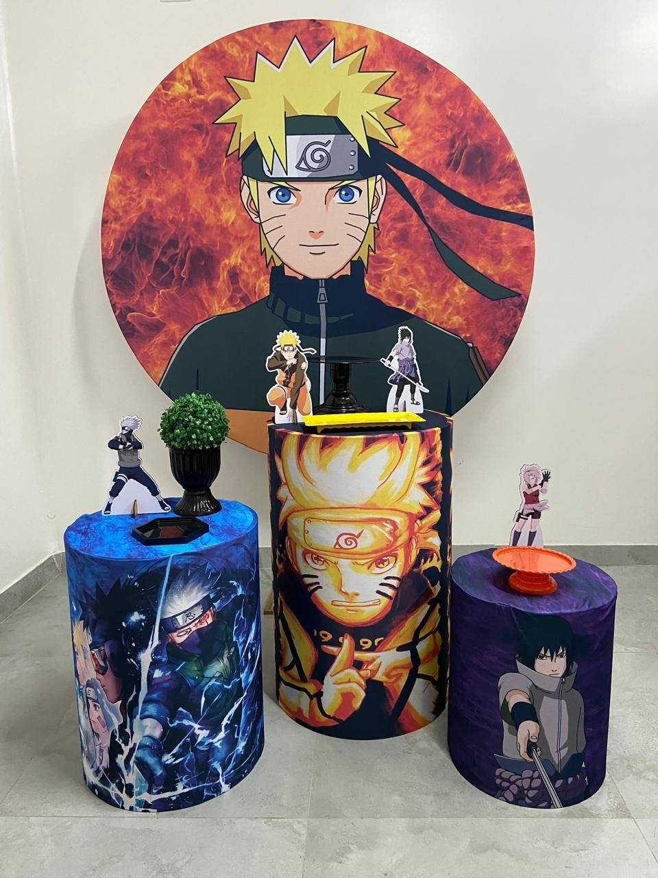Kit Básico Naruto  - A FESTA E DECORAÇÃO