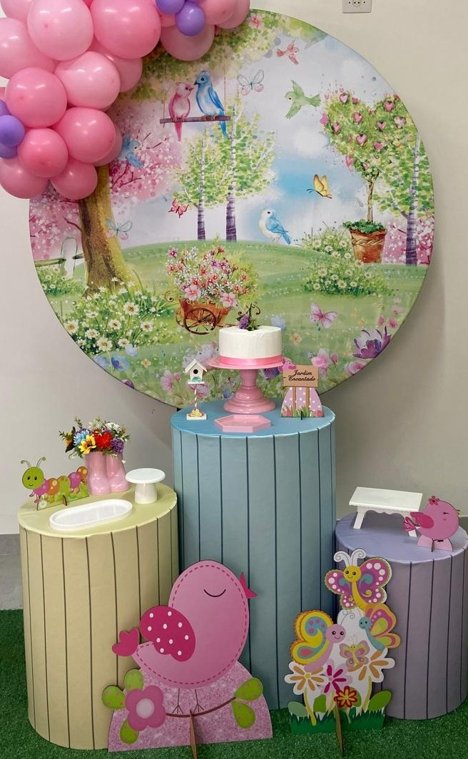 Kit Básico Jardim Encantado  - A FESTA E DECORAÇÃO