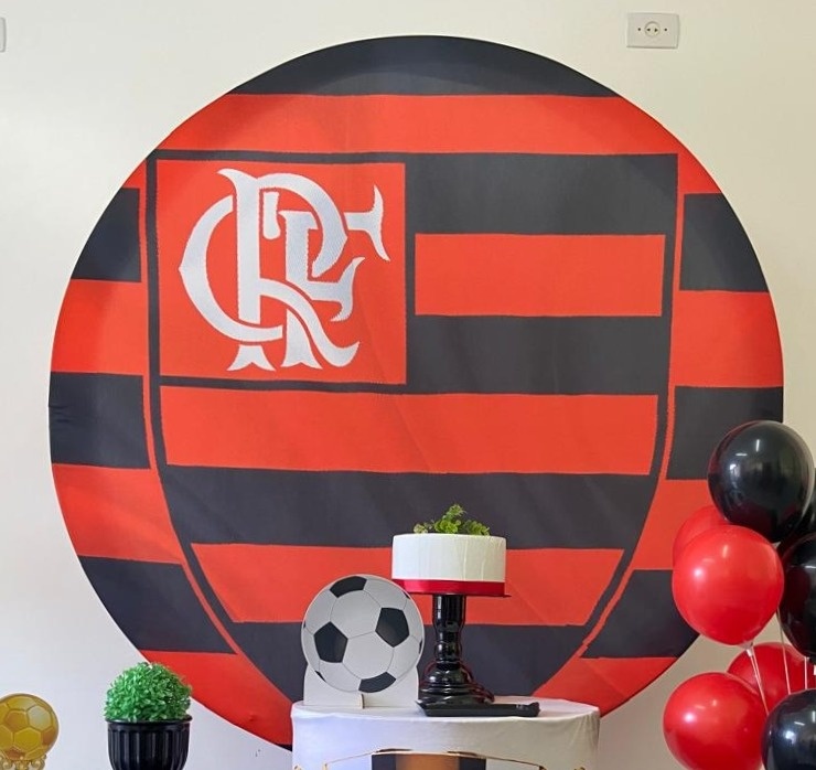 Capa Flamengo Redondo 1,50 - A FESTA E DECORAÇÃO