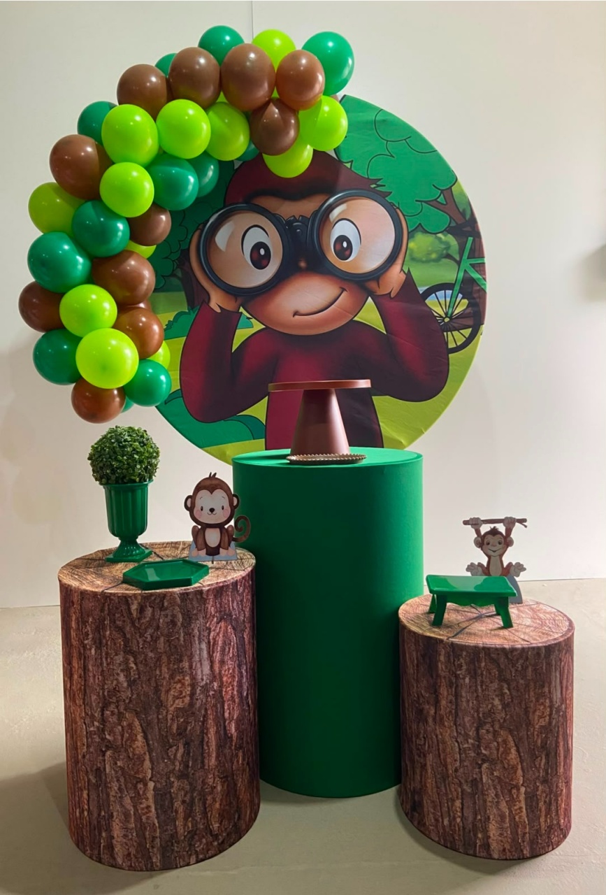 George O Curioso Kit Completo Com Balões - A FESTA E DECORAÇÃO