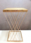 Mesa Aramada Dourado P 30X60 - imagem 1