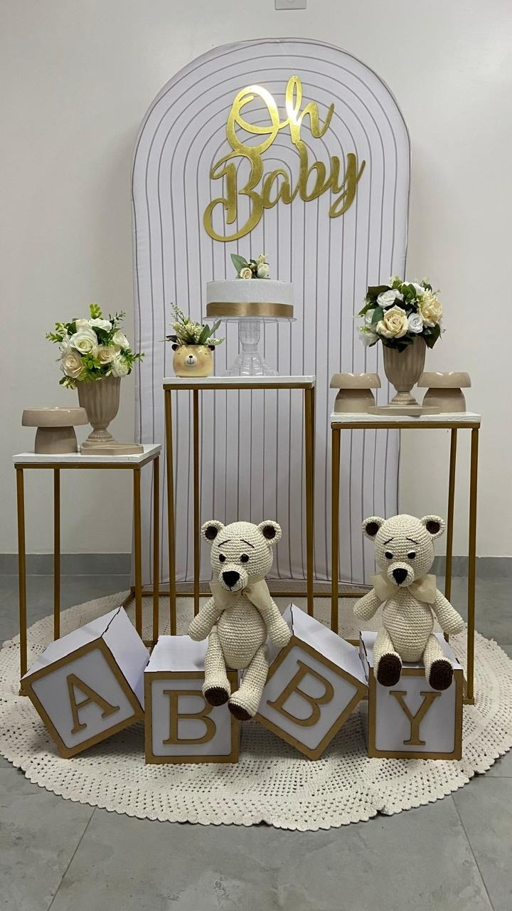 Oh Baby Romano Portal Bebe E Branco - A FESTA E DECORAÇÃO
