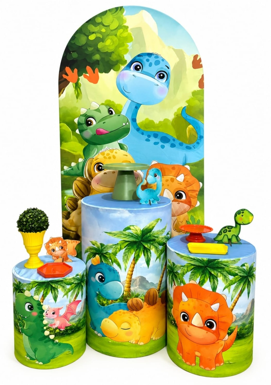 Dino Baby Romano Kit Básico - A FESTA E DECORAÇÃO