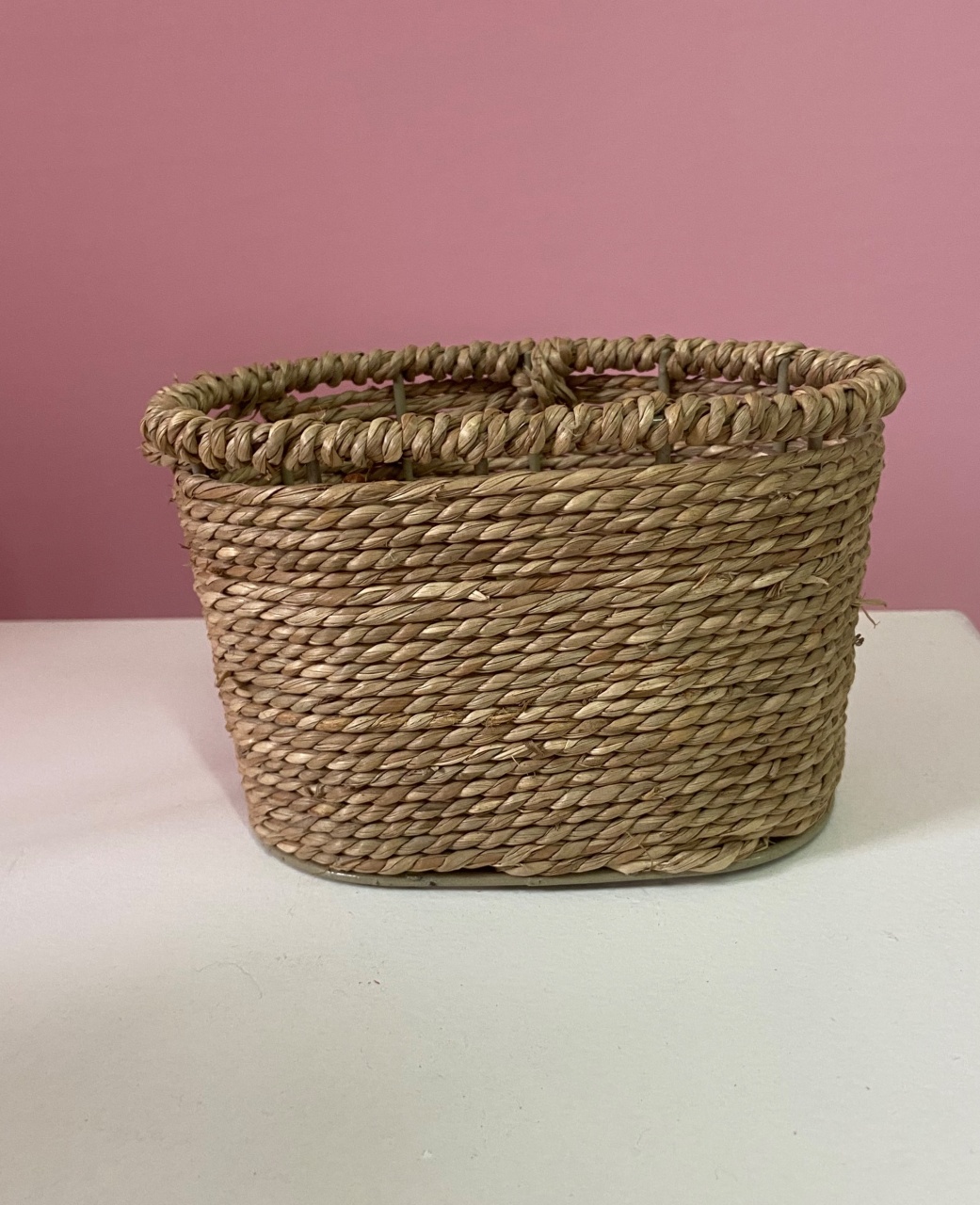 Vaso Cetinha Palha Oval - A FESTA E DECORAÇÃO