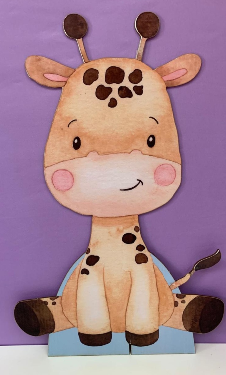 Toten Girafa Safari Menino - A FESTA E DECORAÇÃO