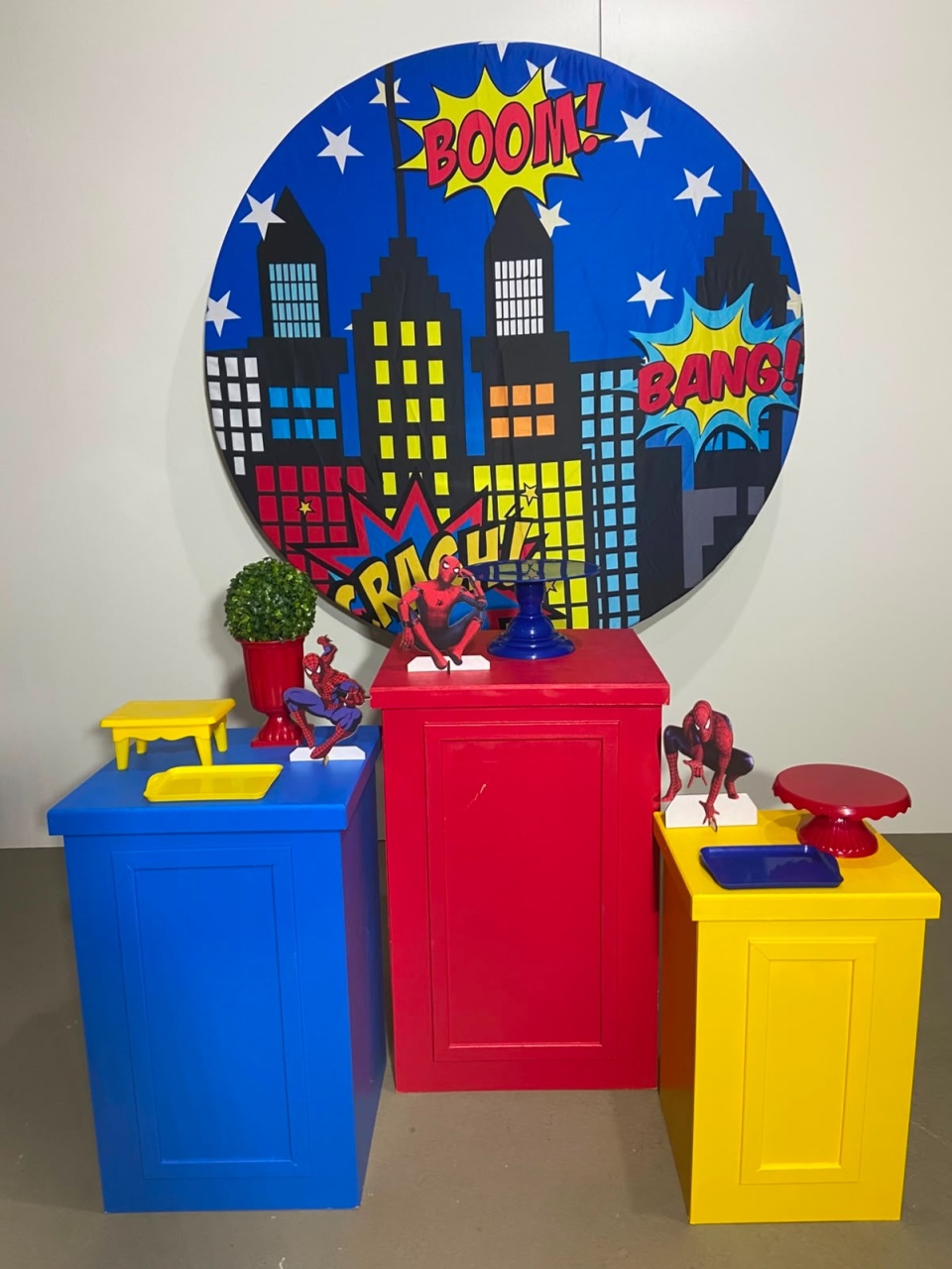 Kit Exclusive Homem Aranha Prédios - A FESTA E DECORAÇÃO