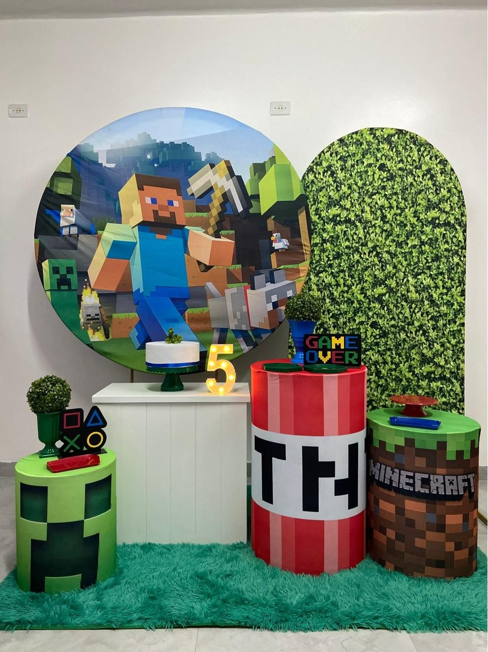  Minecraft Kit  Luxo   - A FESTA E DECORAÇÃO