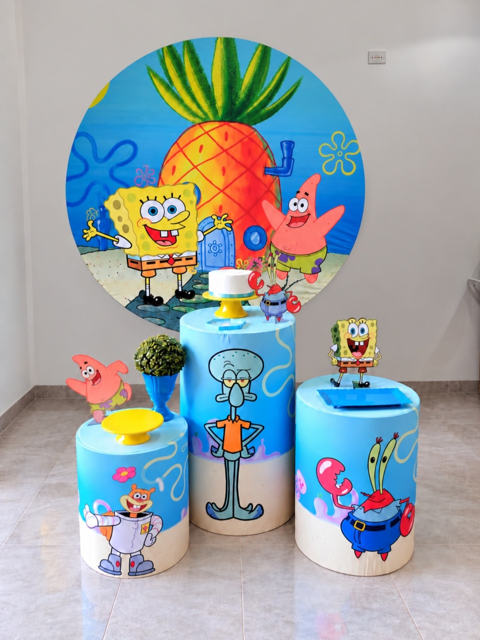 Kit Básico Bob Esponja - A FESTA E DECORAÇÃO