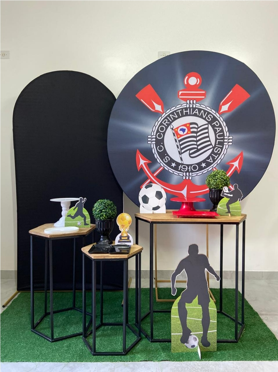 Corinthians Kit Luxo - A FESTA E DECORAÇÃO