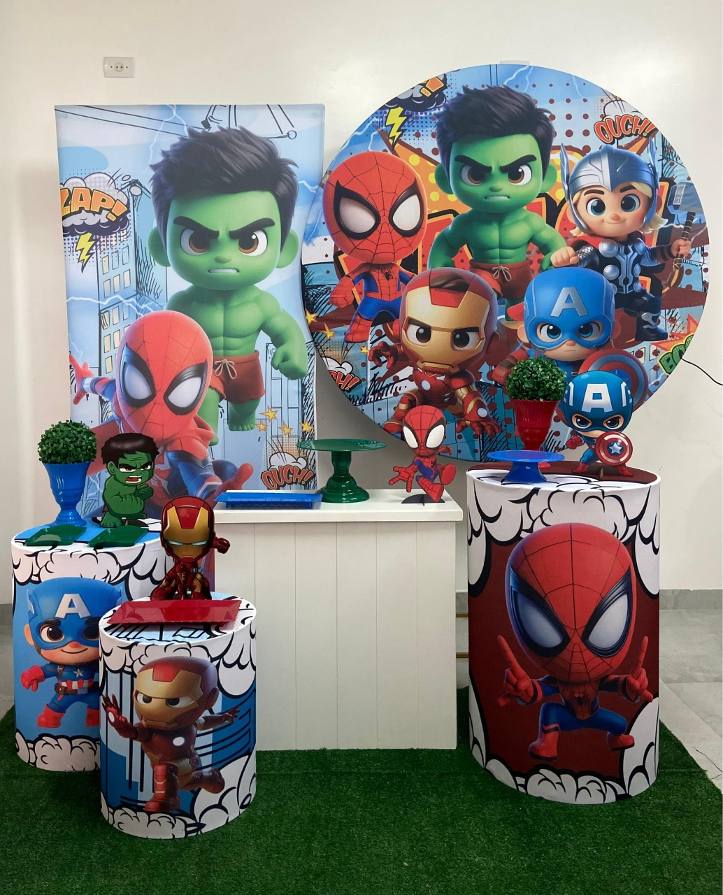Kit Luxo Heróis Baby  - A FESTA E DECORAÇÃO