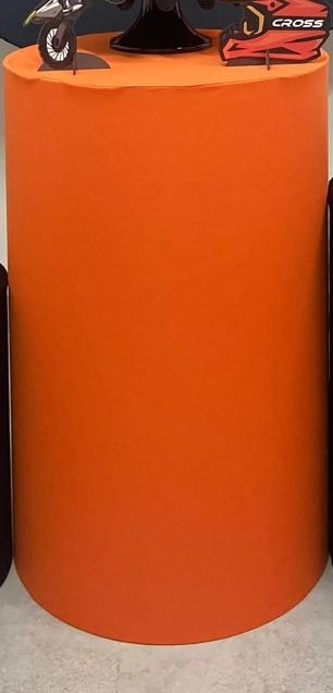 Capa  Cilndro Laranja G - A FESTA E DECORAÇÃO