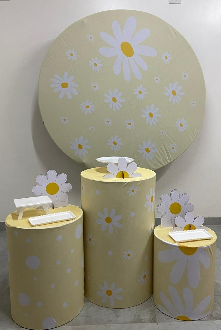 Kit Básico Margaridas  - A FESTA E DECORAÇÃO