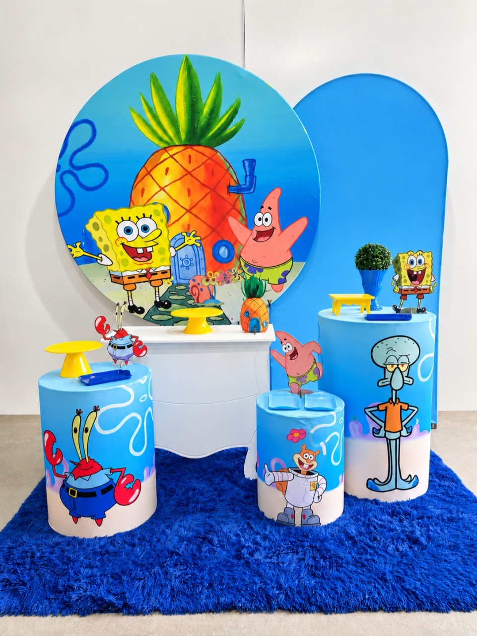 Kit Luxo Bob Esponja - A FESTA E DECORAÇÃO