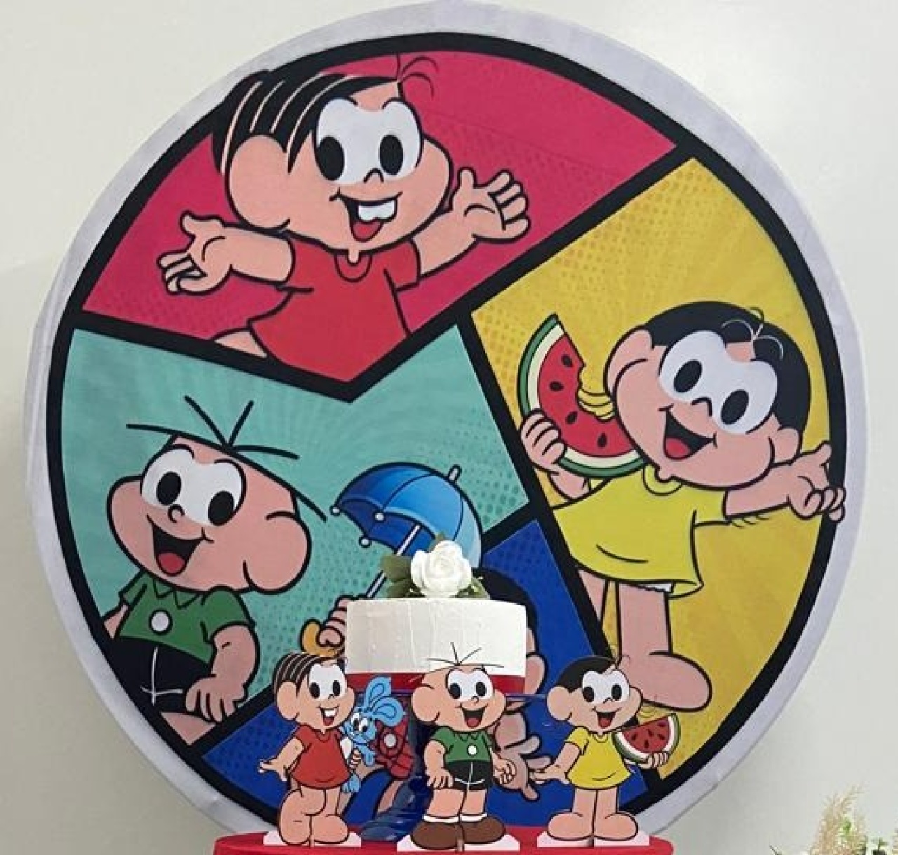Painel Turma da Mônica 1,20 - A FESTA E DECORAÇÃO