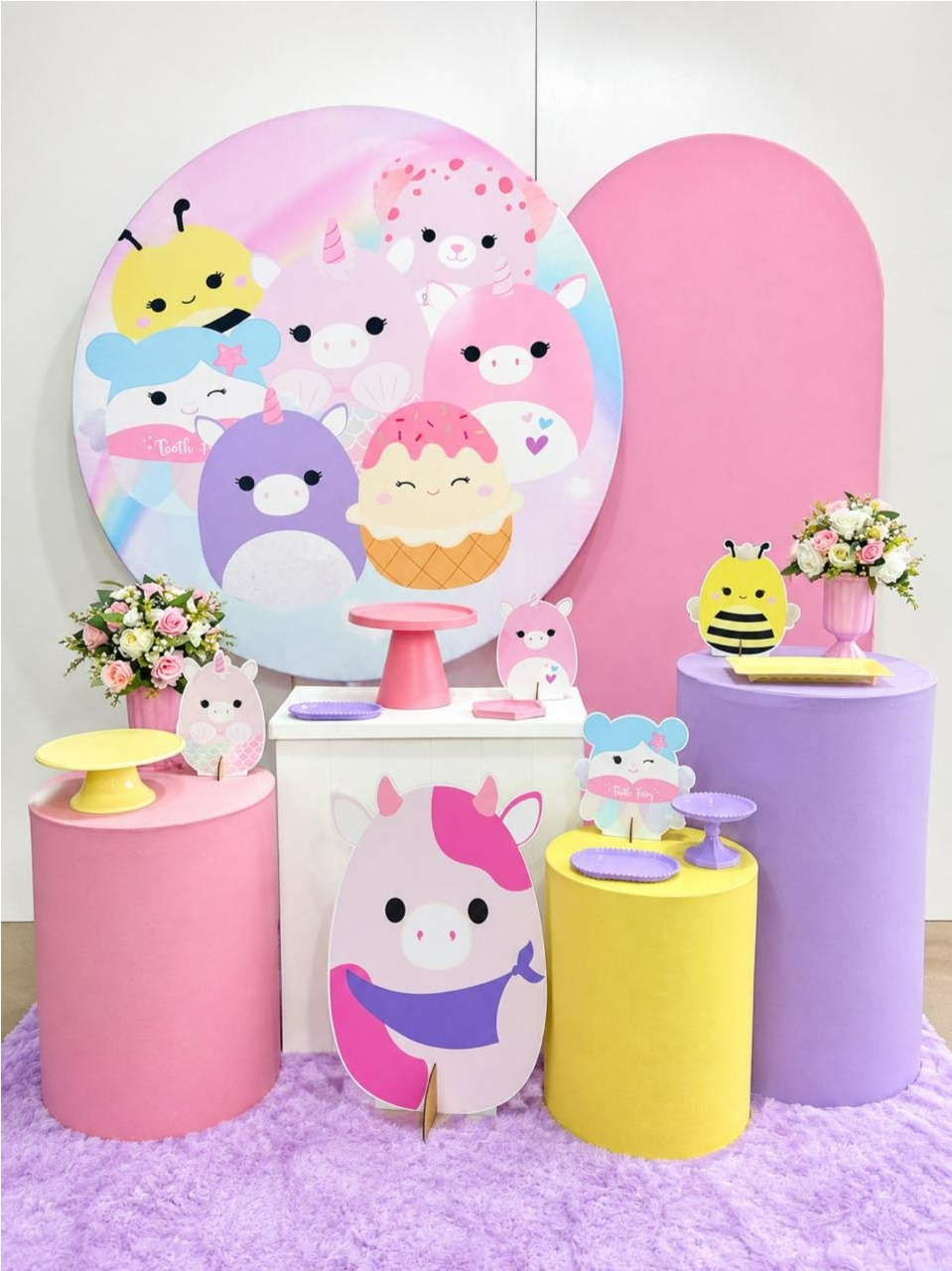 Squishmallow Kit Luxo - A FESTA E DECORAÇÃO