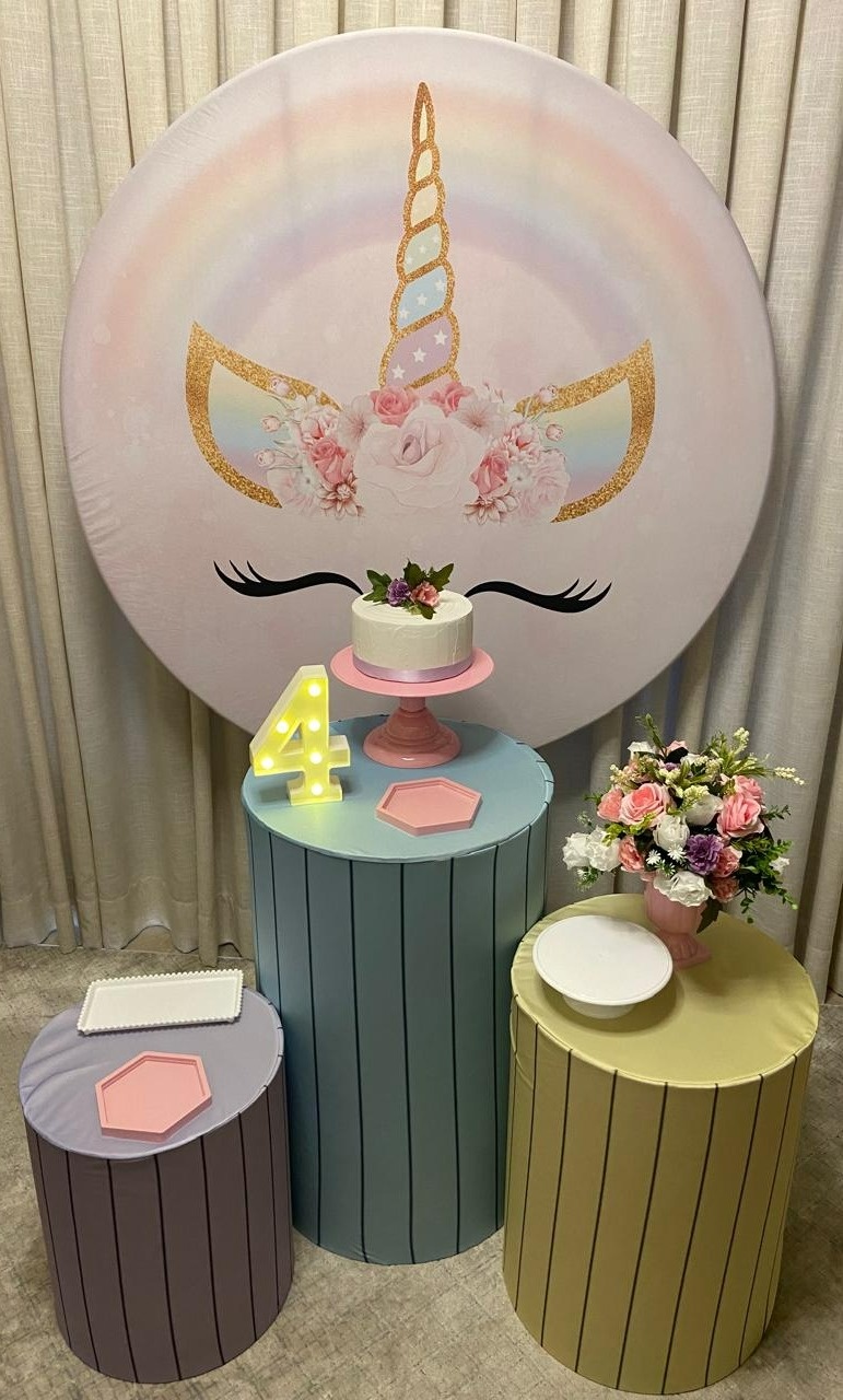 Kit Basico Unicórnio 1,20  - A FESTA E DECORAÇÃO