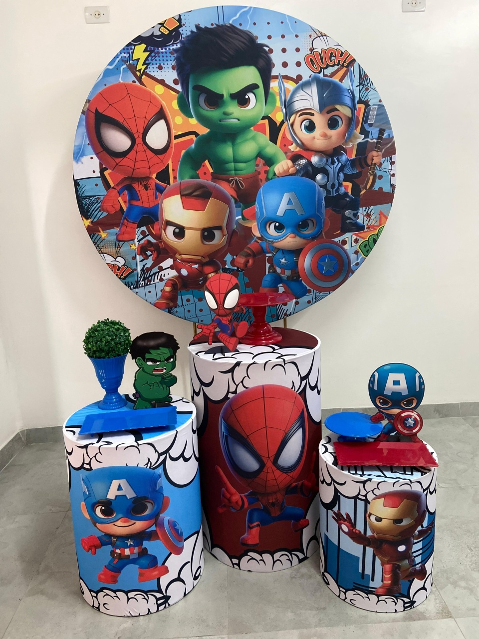 Kit Básico Heróis Baby - A FESTA E DECORAÇÃO