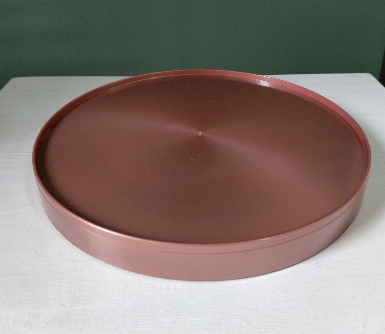 Bandeja Baixa Circular Rose Gold - A FESTA E DECORAÇÃO