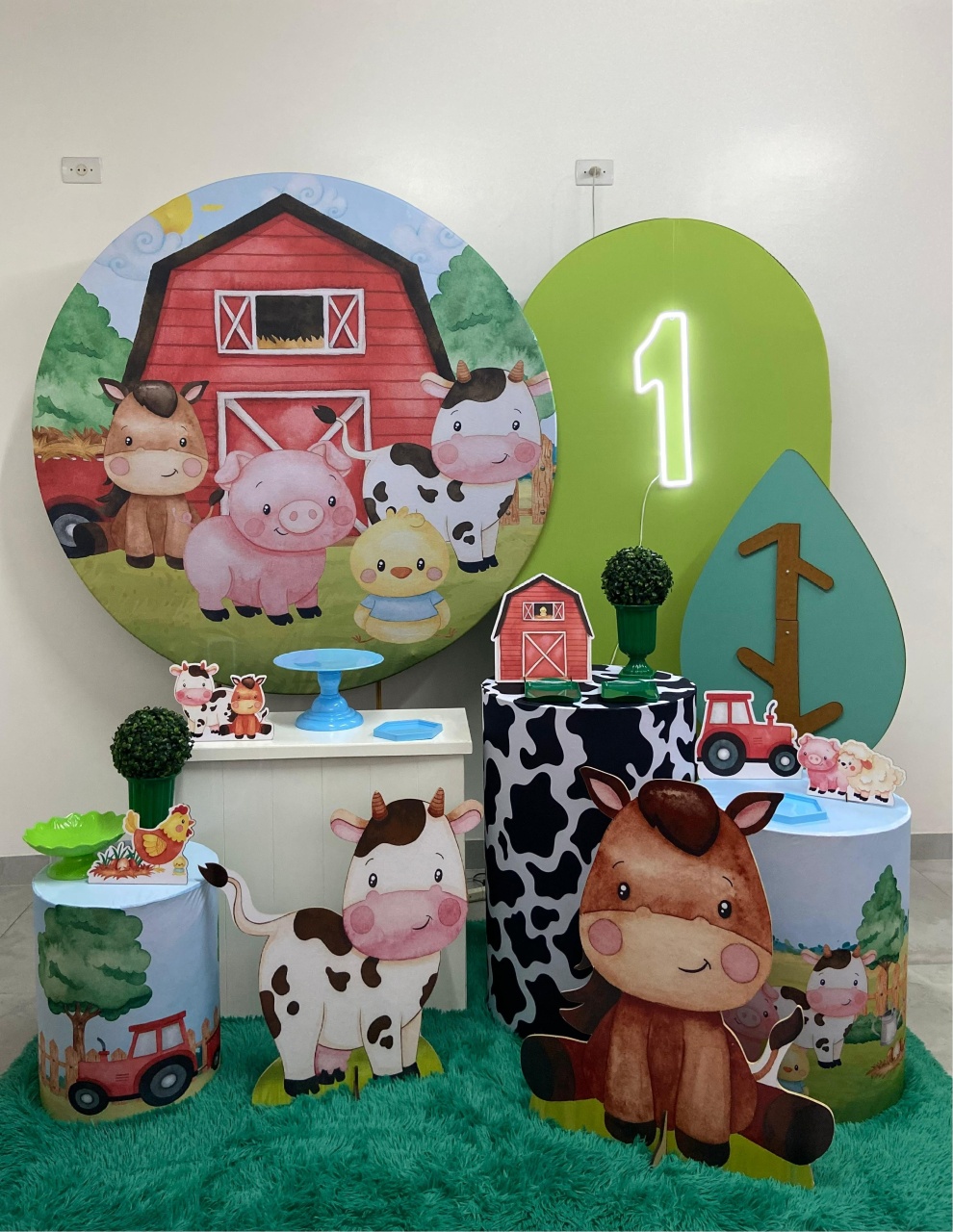 Kit Luxo Fazendinha Menino  - A FESTA E DECORAÇÃO