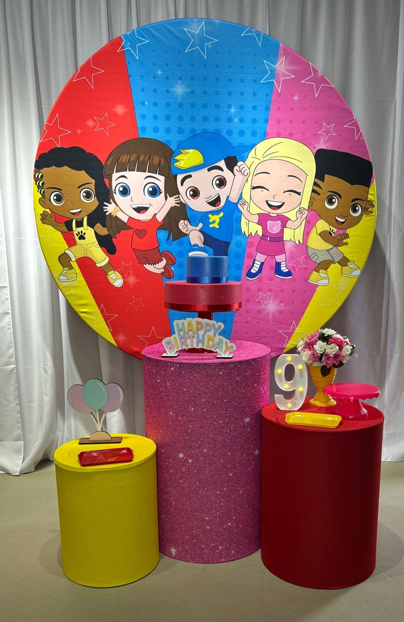 Lucas Neto E As Aventureiras Kit Básico Menina - A FESTA E DECORAÇÃO