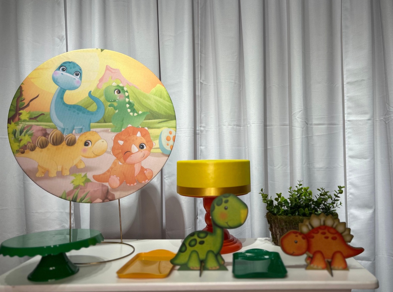 Dino Baby Menino Kit Festa Na Mesa P - A FESTA E DECORAÇÃO