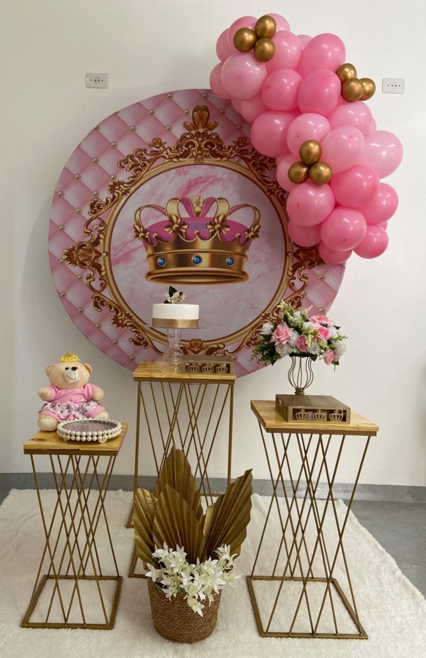 Coroa Real Kit Luxo Mesa - A FESTA E DECORAÇÃO