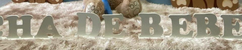 Letreiro Cha de Bebe 15Cm Cada - A FESTA E DECORAÇÃO