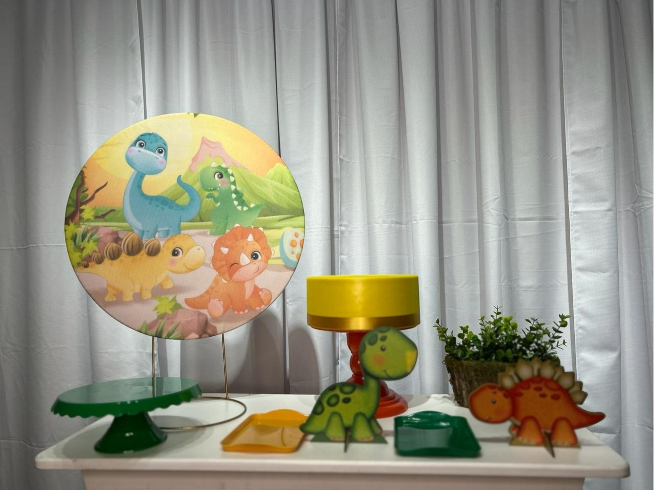 Dino Baby Menino Kit Festa Na Mesa M - A FESTA E DECORAÇÃO