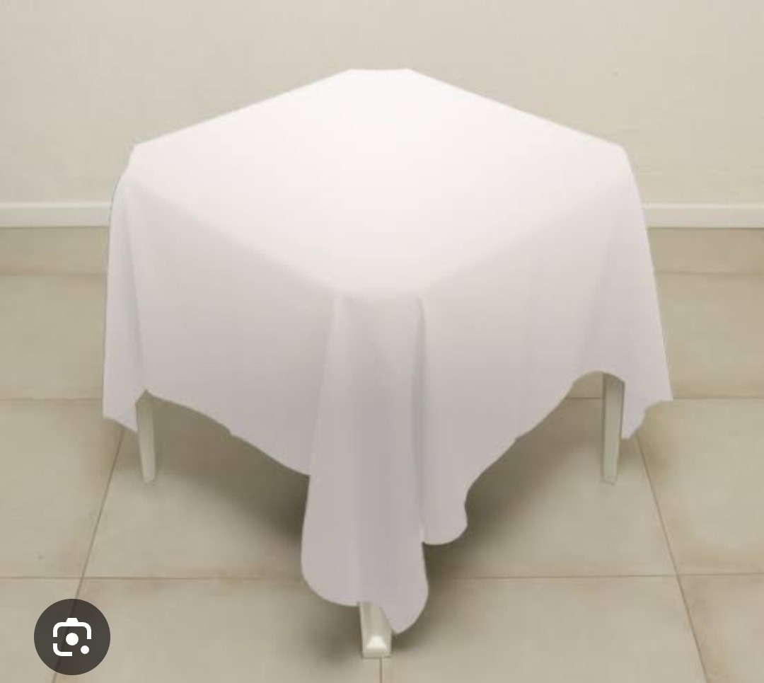 Toalha  Branca 1,40X1,40 - A FESTA E DECORAÇÃO