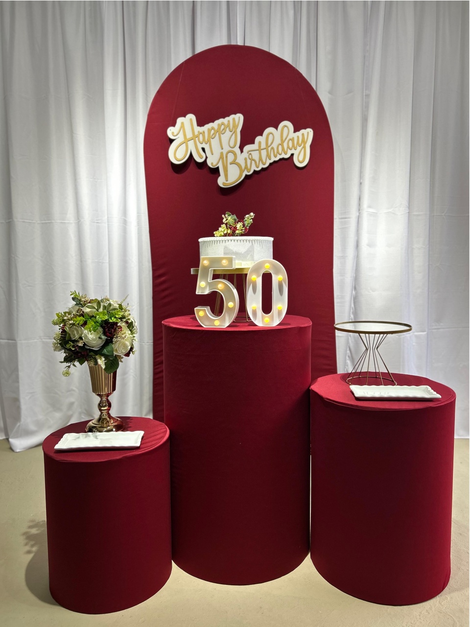 Kit Luxo Marsala - A FESTA E DECORAÇÃO