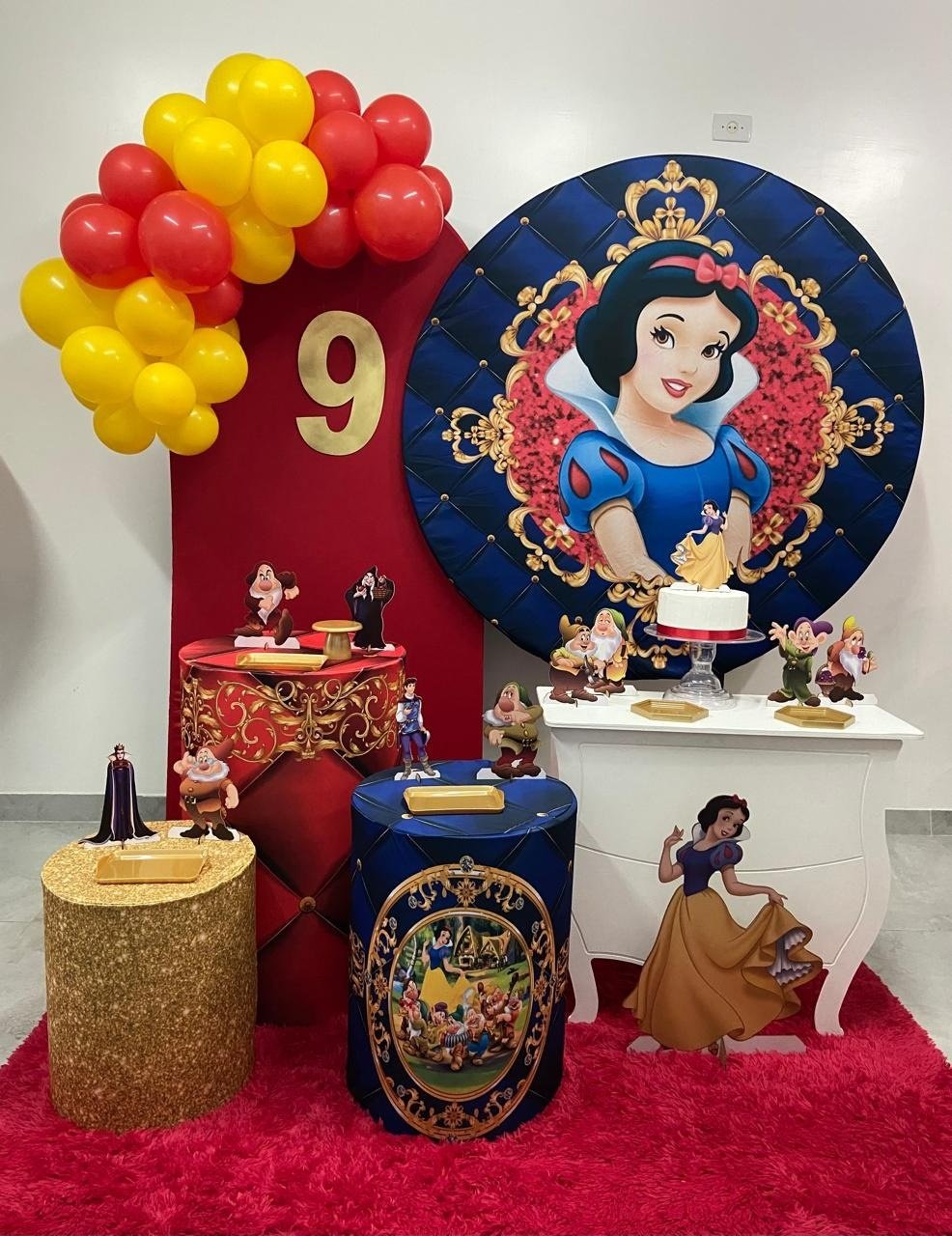  Branca de Neve Kit Super Luxo  - A FESTA E DECORAÇÃO