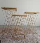 Mesa Aramada Dourado P 30X60 - imagem 2