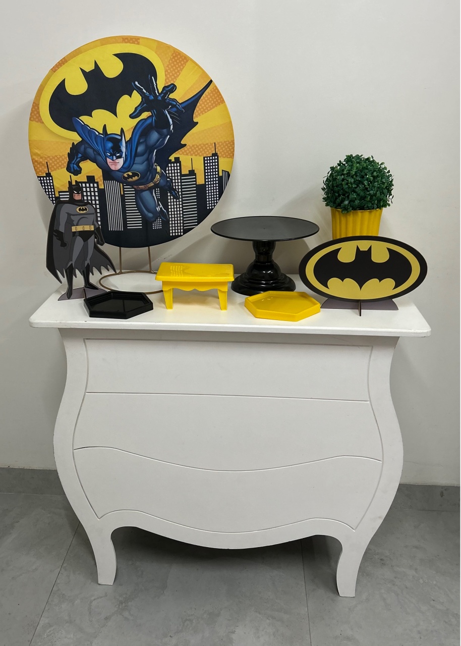 Batman Festa Na Mesa G - A FESTA E DECORAÇÃO