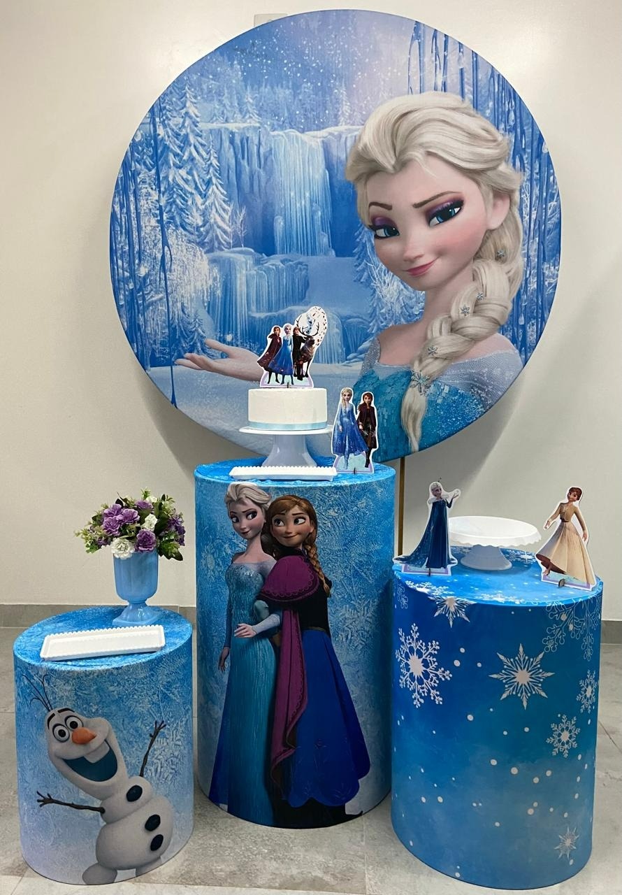 Kit Promocional Frozen Sozinha  - A FESTA E DECORAÇÃO