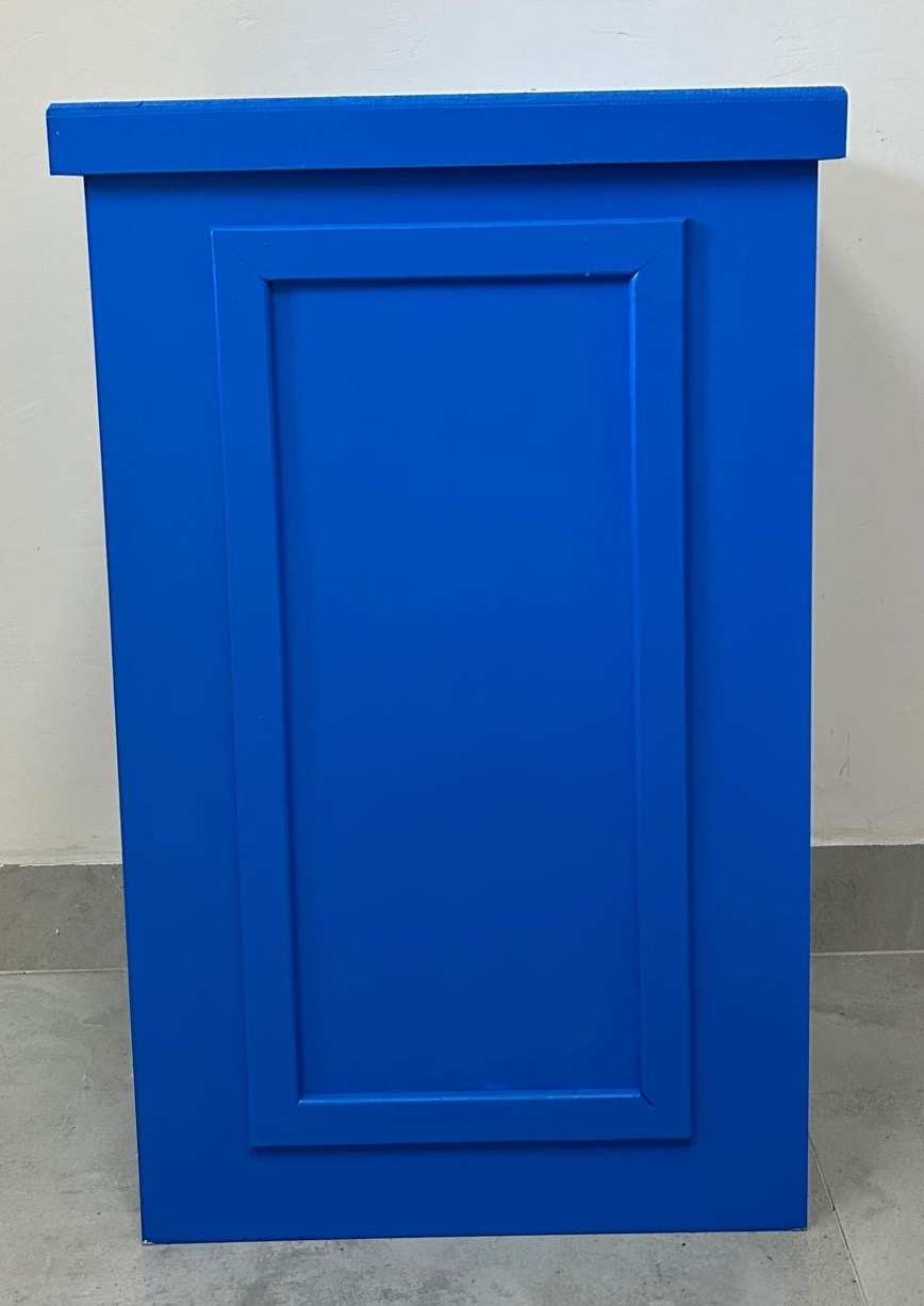 Mesa Cubo M Azul Royal - A FESTA E DECORAÇÃO