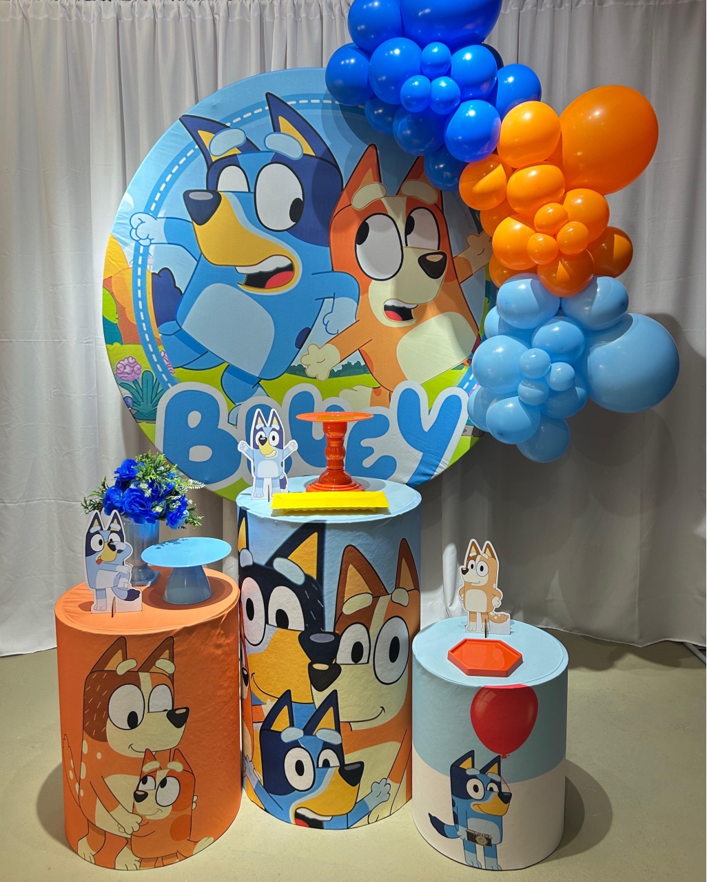  Bluey Kit Completo Com Balões  - A FESTA E DECORAÇÃO