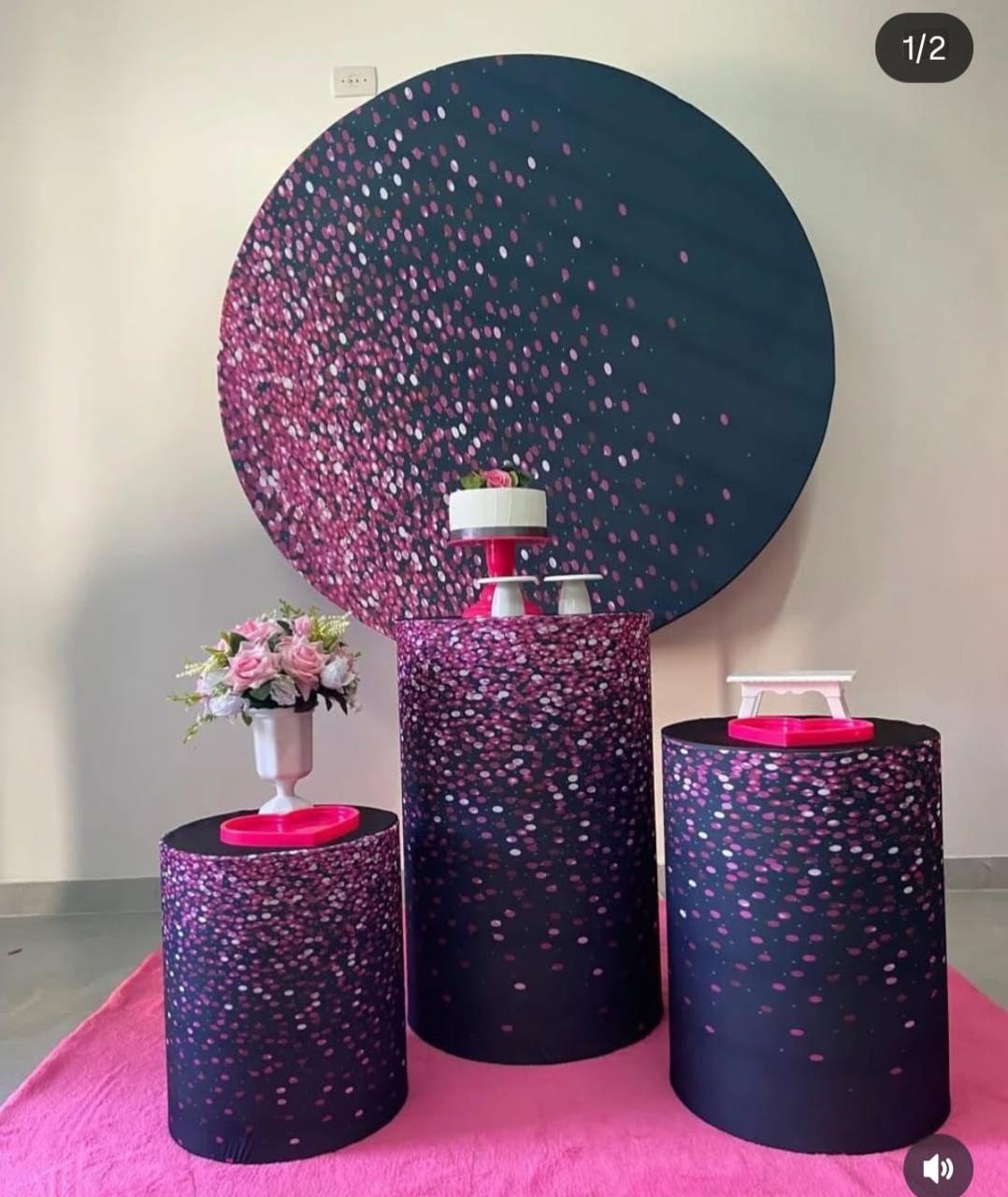 Kit Básico Pink E Preto - A FESTA E DECORAÇÃO